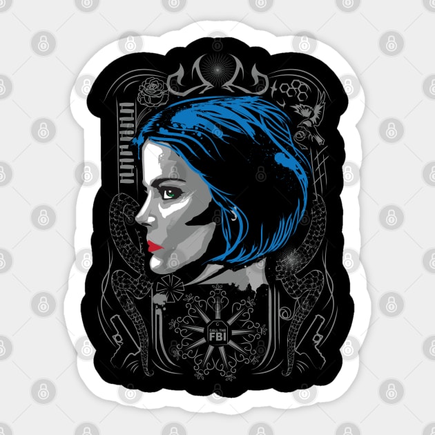 A BODY OF CLUES - BLINDSPOT Sticker by MatamorosGraphicDesign